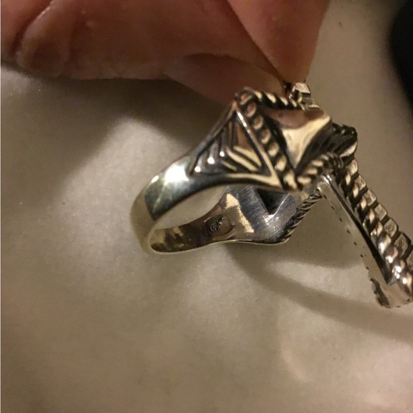 NWOT Carolyn Pollack American West cross ring - Picture 6 of 10